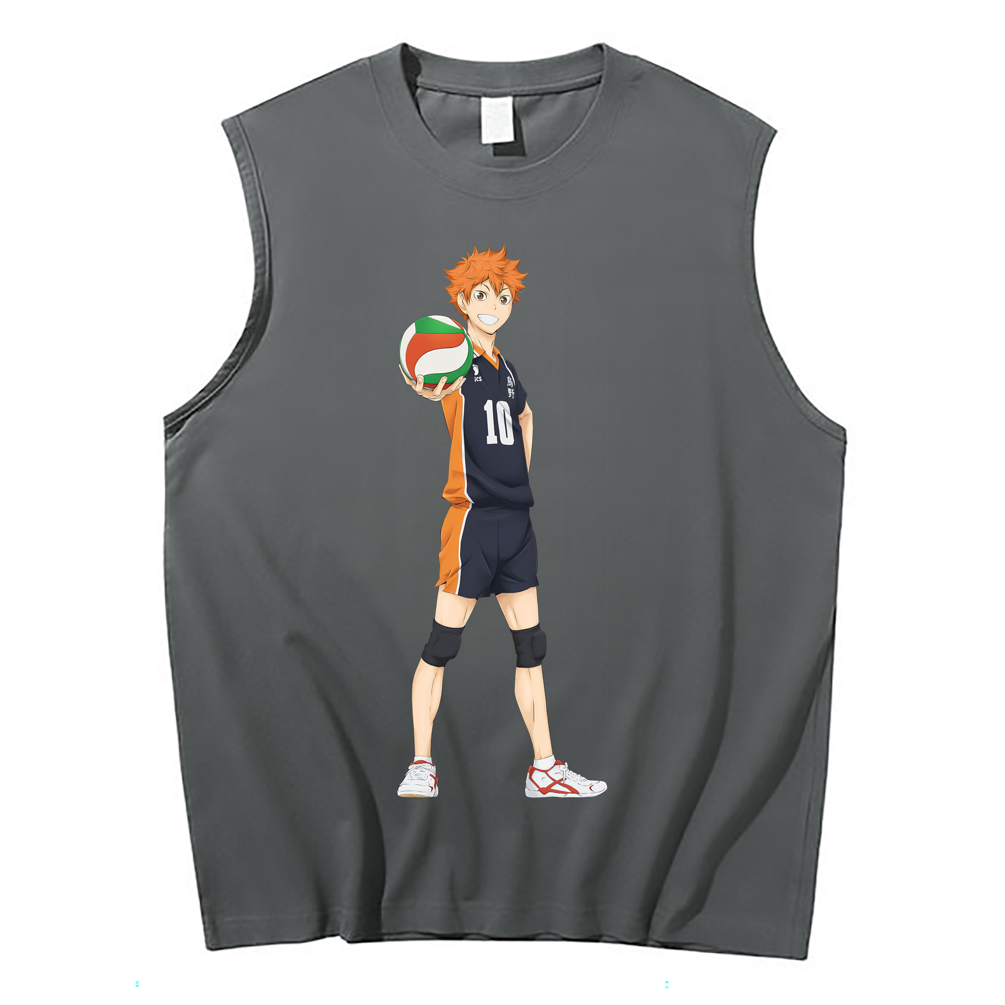 （画像用） ハイキュー!! Haikyu!! コットン100％タンクトップ（フロントプリント）